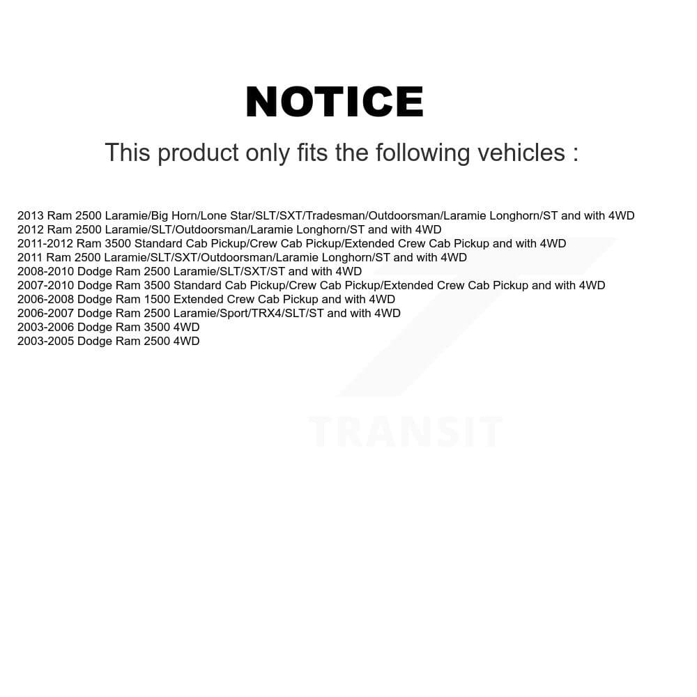 TMC - K78-101166 - Front Shock Absorber Kits image 2
