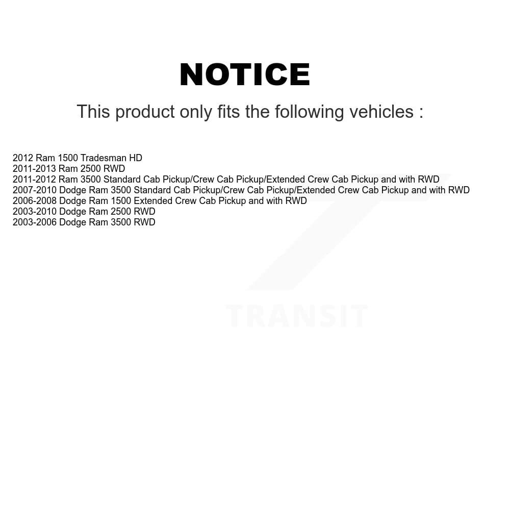 TMC - K78-101167 - Front Shock Absorber Kits image 2