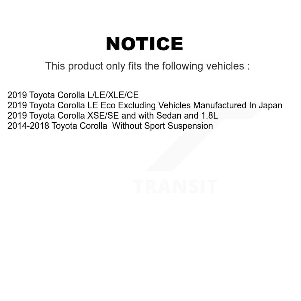 Transit Auto - K78A-100137 - Front Suspension Strut and Coil Spring Assembly Kits image 2