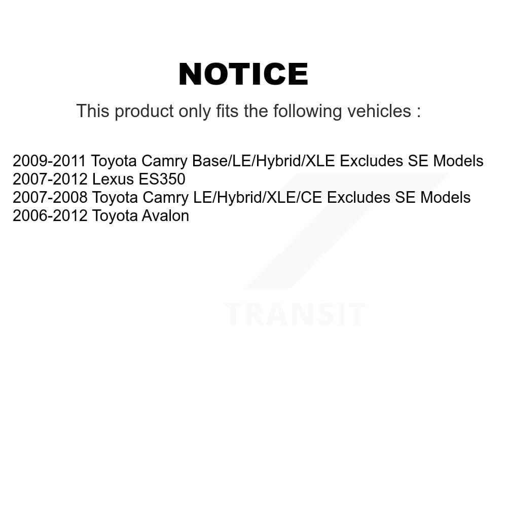 Transit Auto - K78A-100304 - Front and Rear Suspension Strut and Coil Spring Assembly Kits image 2