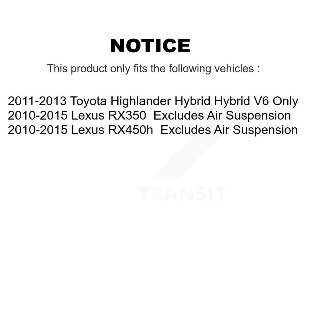 Transit Auto - K78A-100337 - Front Suspension Strut and Coil Spring Assembly Kits image 2