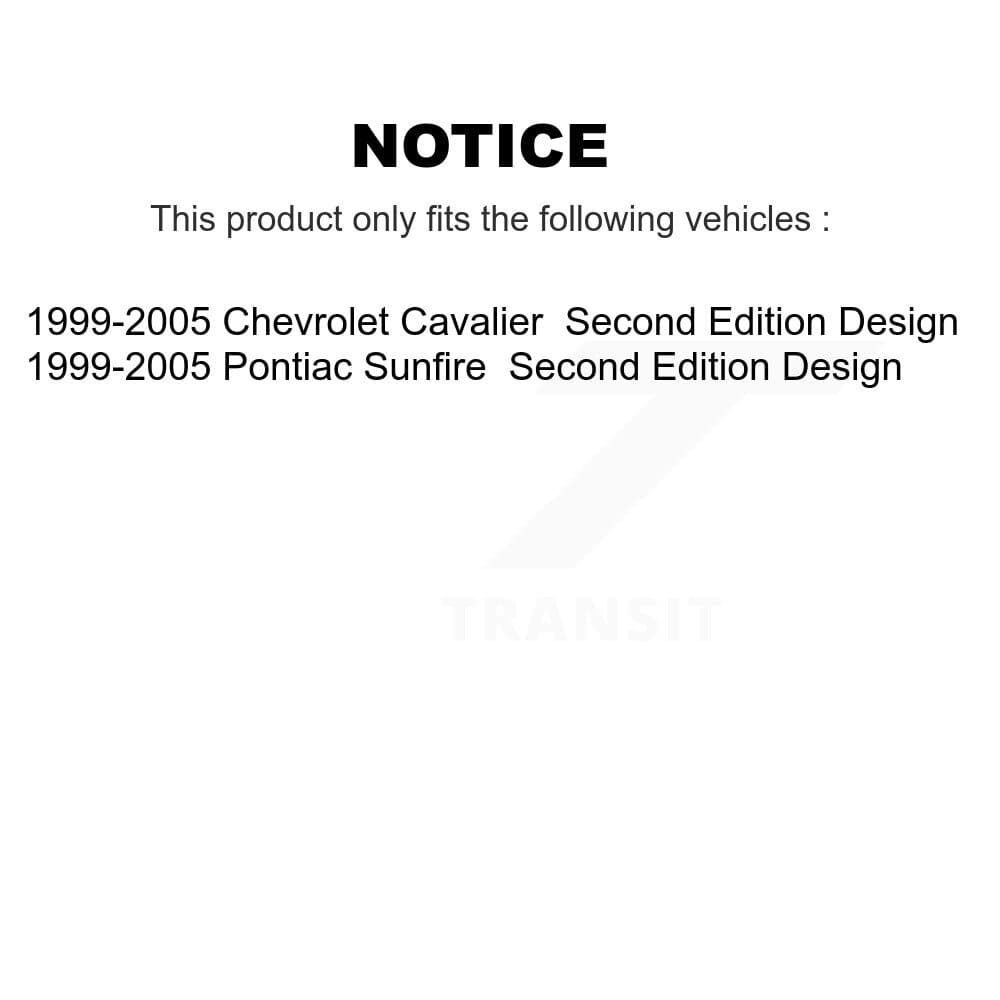 Transit Auto - K78A-100392 - Front and Rear Suspension Strut and Coil Spring Assembly Kits image 2