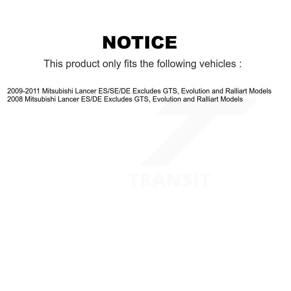 Transit Auto - K78A-100418 - Front Suspension Strut and Coil Spring Assembly Kits image 2