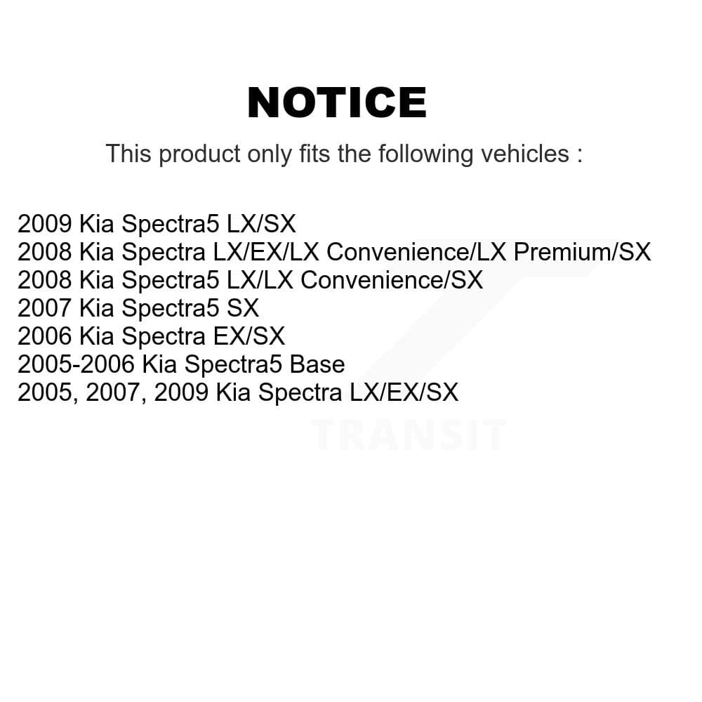 Transit Auto - K78A-100436 - Front and Rear Suspension Strut and Coil Spring Assembly Kits image 2