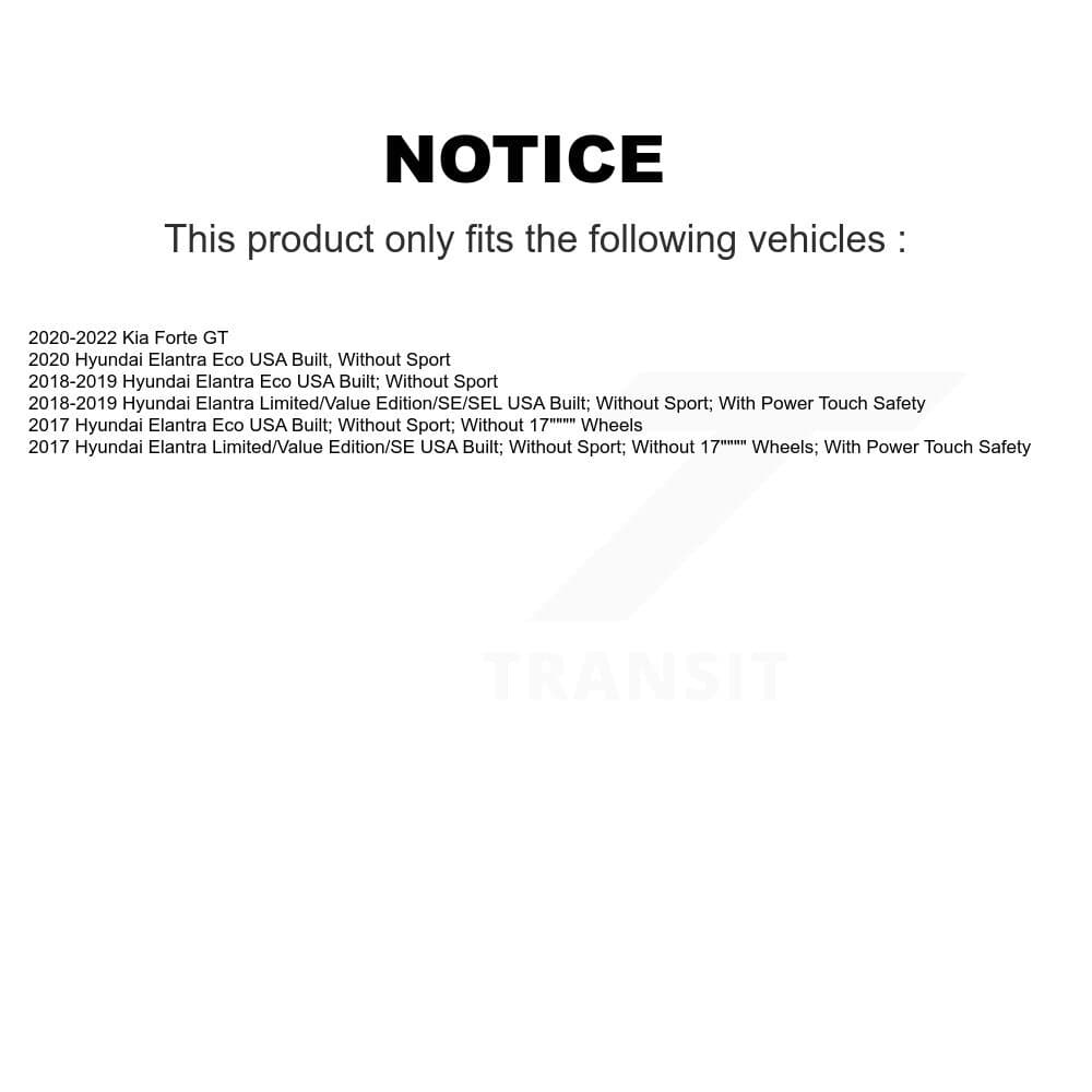Transit Auto - K78A-100545 - Front Suspension Strut and Coil Spring Assembly Kits image 2
