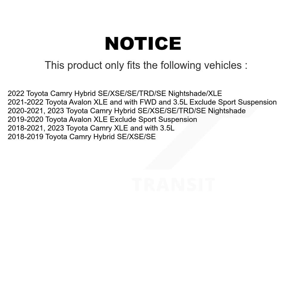 Transit Auto - K78A-100551 - Front Suspension Strut and Coil Spring Assembly Kits image 2
