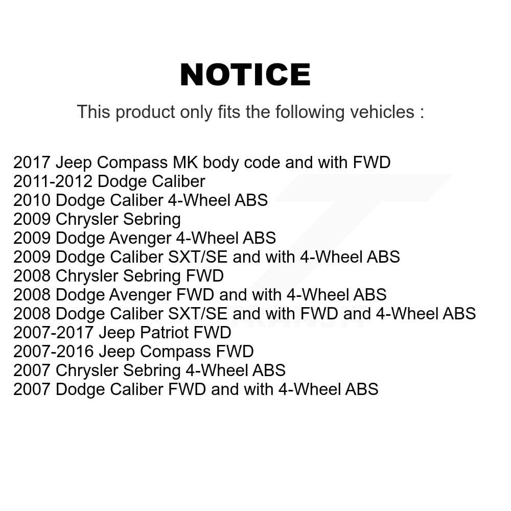 Transit Auto - K7D-100085 - Rear Wheel Bearing and Hub Assembly Kits image 19