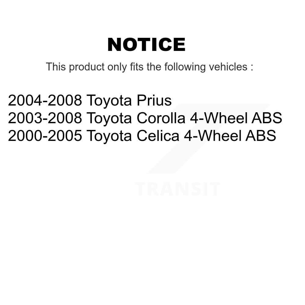 Transit Auto - K7D-100090 - Rear Wheel Bearing and Hub Assembly Kits image 19