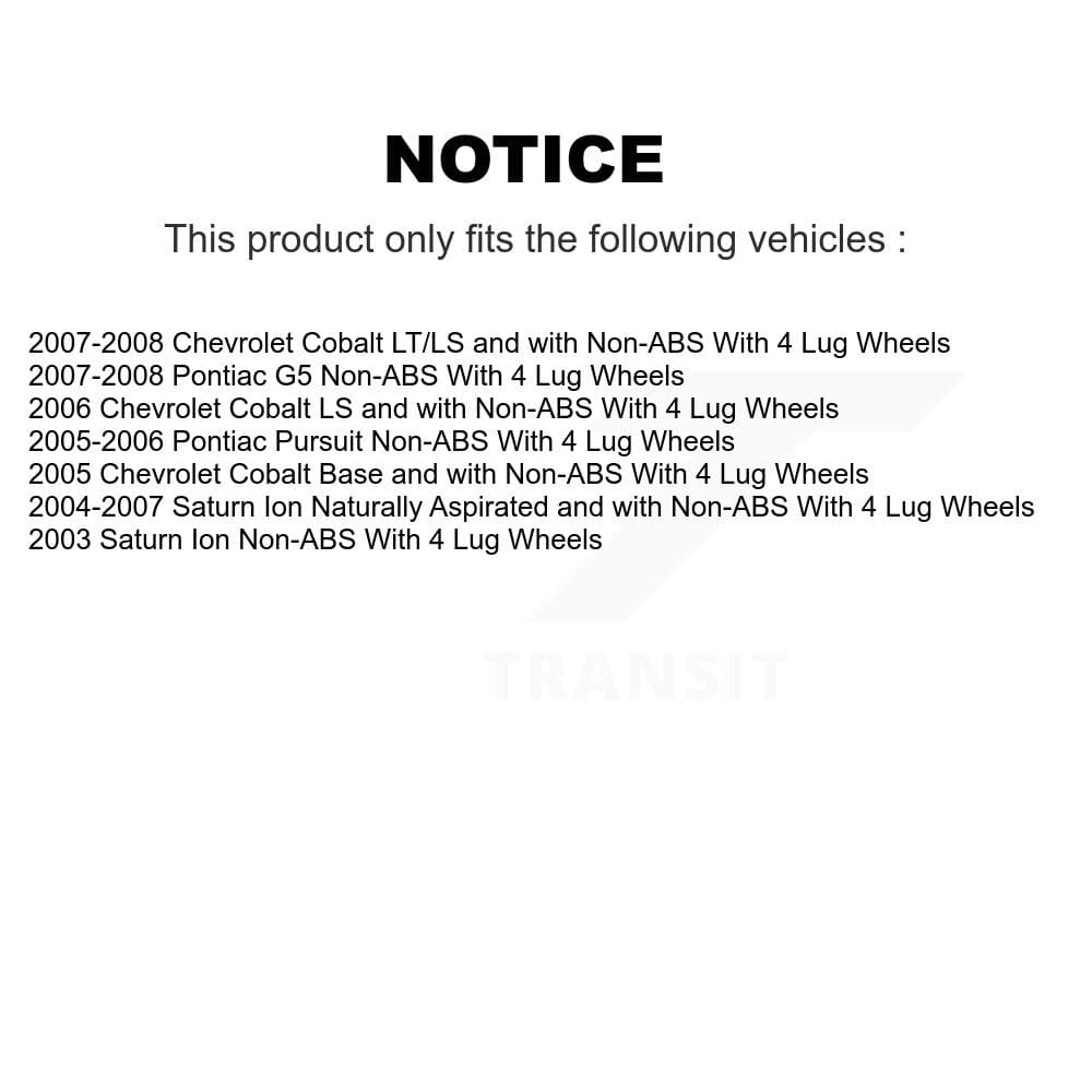 Transit Auto - K7D-100099 - Rear Wheel Bearing and Hub Assembly Kits image 19