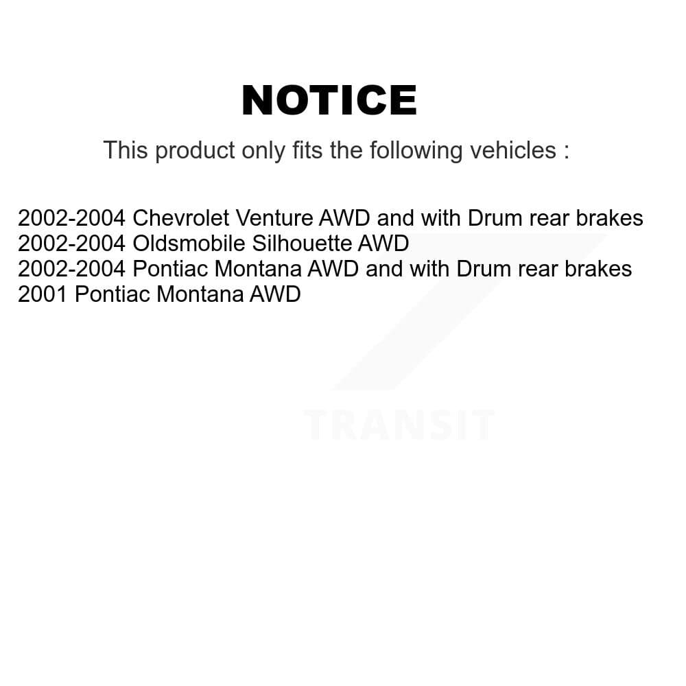 Transit Auto - K7D-100255 - Rear Wheel Bearing and Hub Assembly Kits image 14