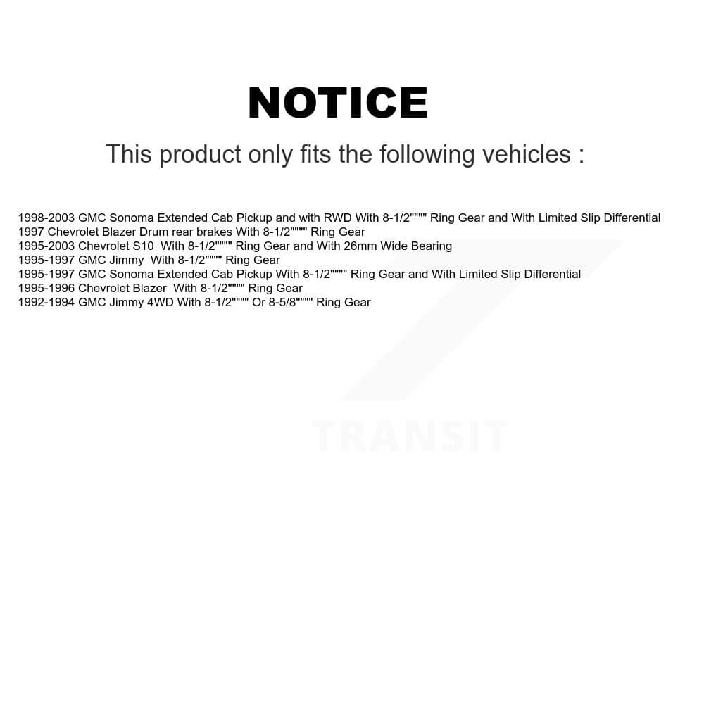 Transit Auto - K7D-100317 - Rear Wheel Bearing Kits image 14