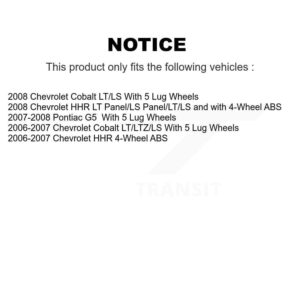 Transit Auto - K7D-100368 - Rear Wheel Bearing and Hub Assembly Kits image 14