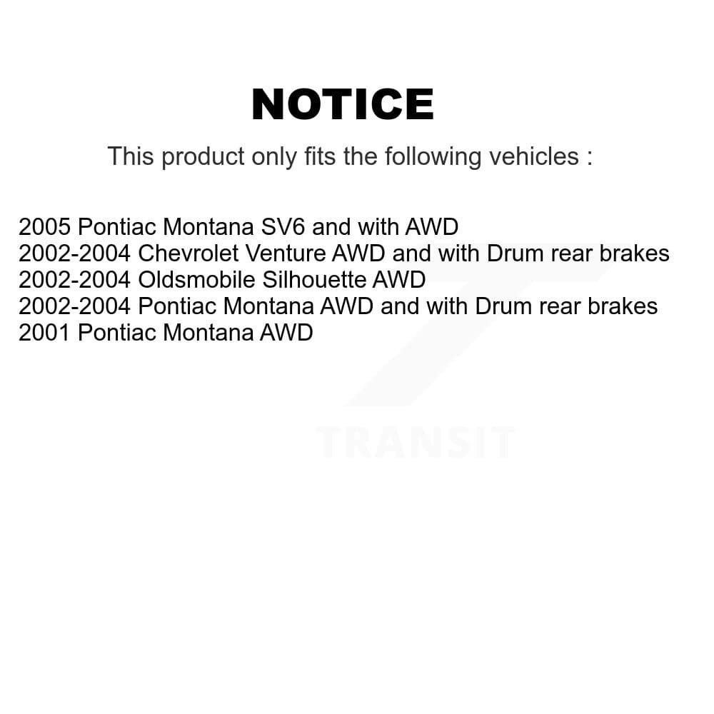 Transit Auto - K7D-100422 - Rear Wheel Bearing and Hub Assembly Kits image 14