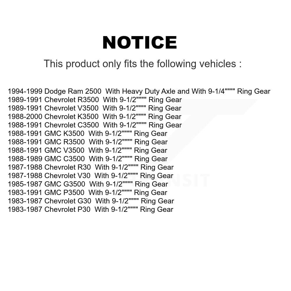 Transit Auto - K7D-100481 - Rear Wheel Bearing Kits image 14