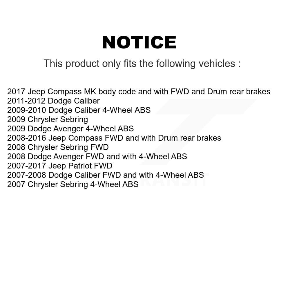 Transit Auto - K7D-100501 - Rear Wheel Bearing and Hub Assembly Kits image 14