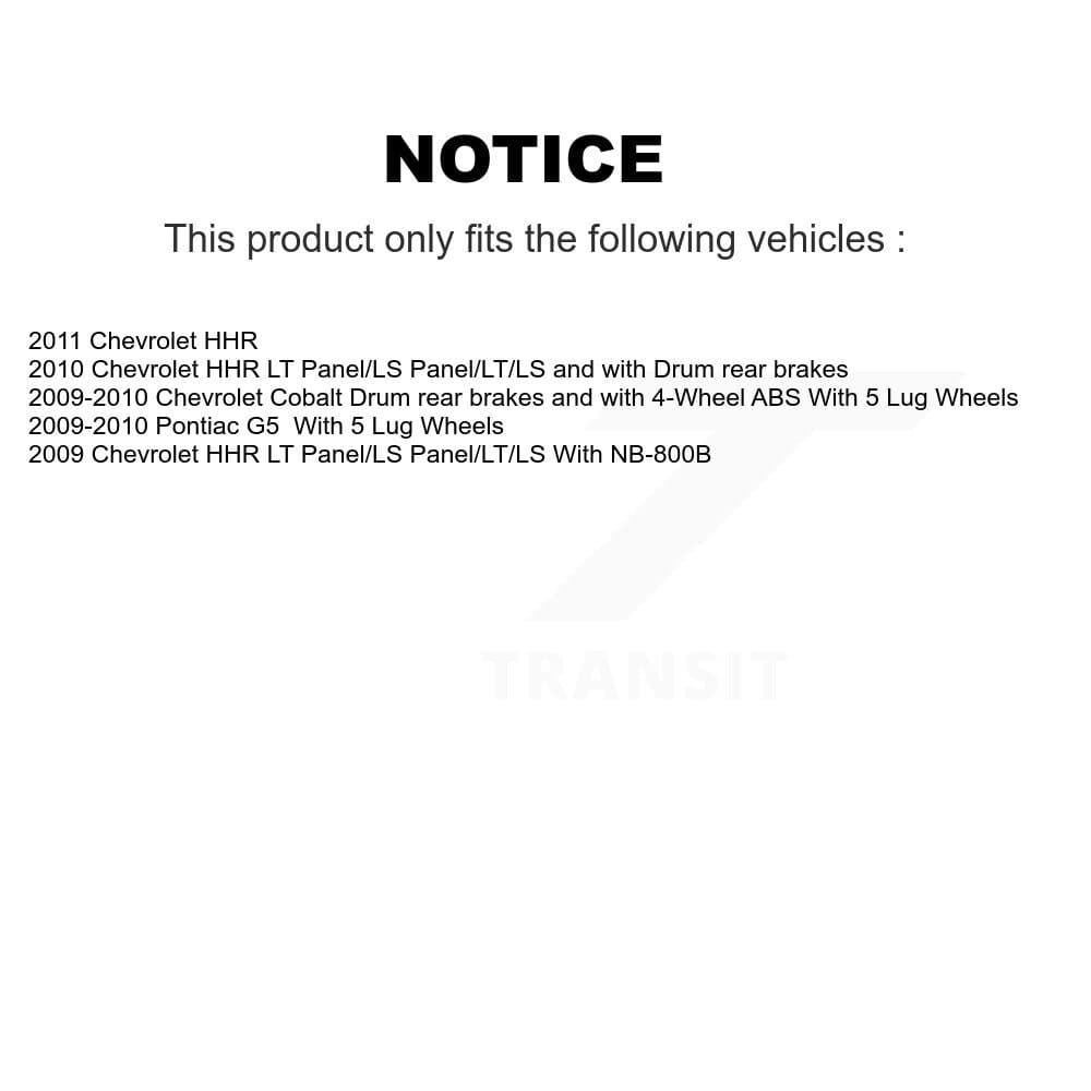 Transit Auto - K7D-100534 - Rear Wheel Bearing and Hub Assembly Kits image 14