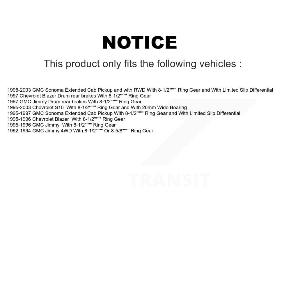 Transit Auto - K7D-100646 - Rear Wheel Bearing Kits image 14