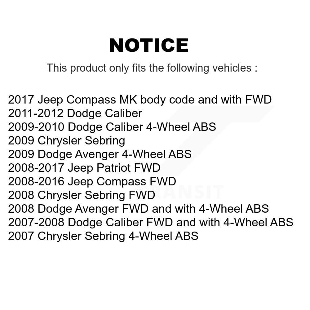 Transit Auto - K7D-100670 - Rear Wheel Bearing and Hub Assembly Kits image 14
