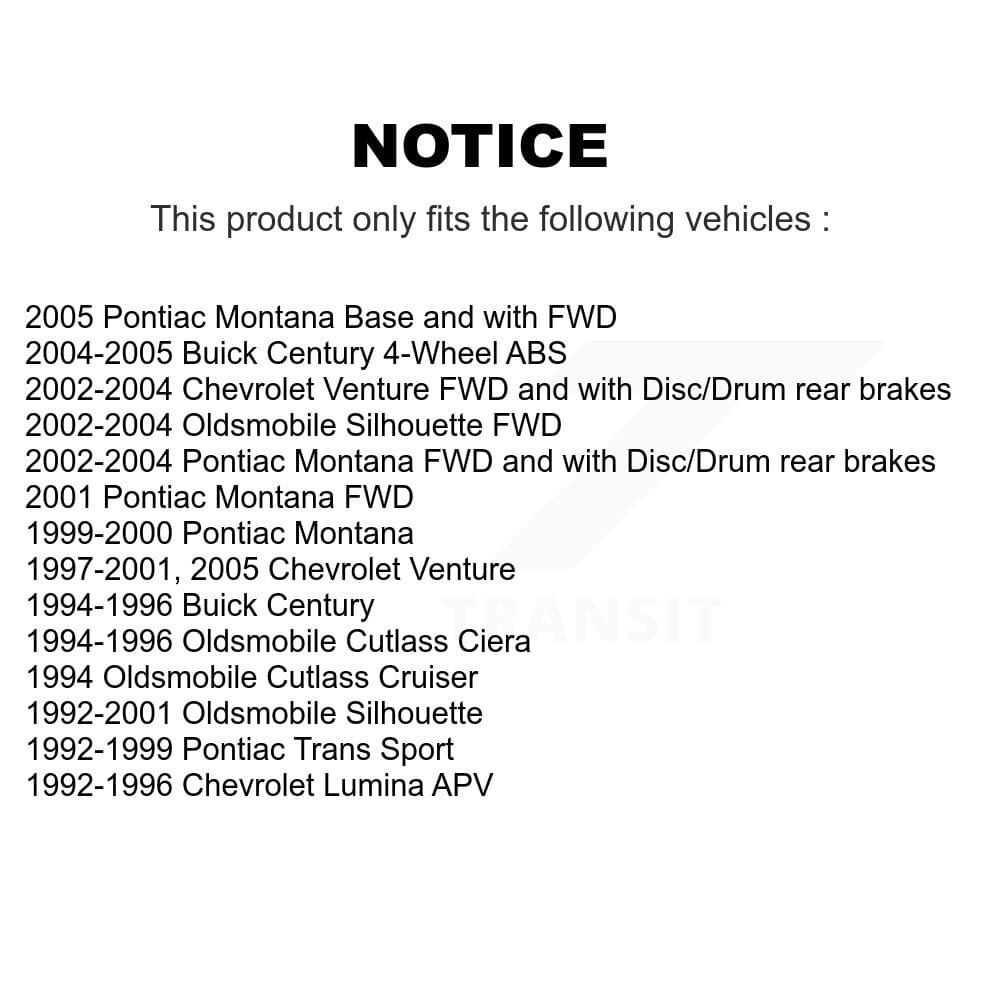 Transit Auto - K7D-100688 - Rear Wheel Bearing and Hub Assembly Kits image 14