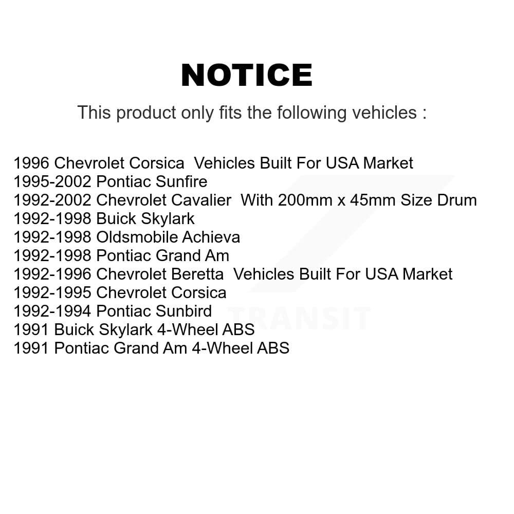 Transit Auto - K7D-100728 - Rear Wheel Bearing and Hub Assembly Kits image 14