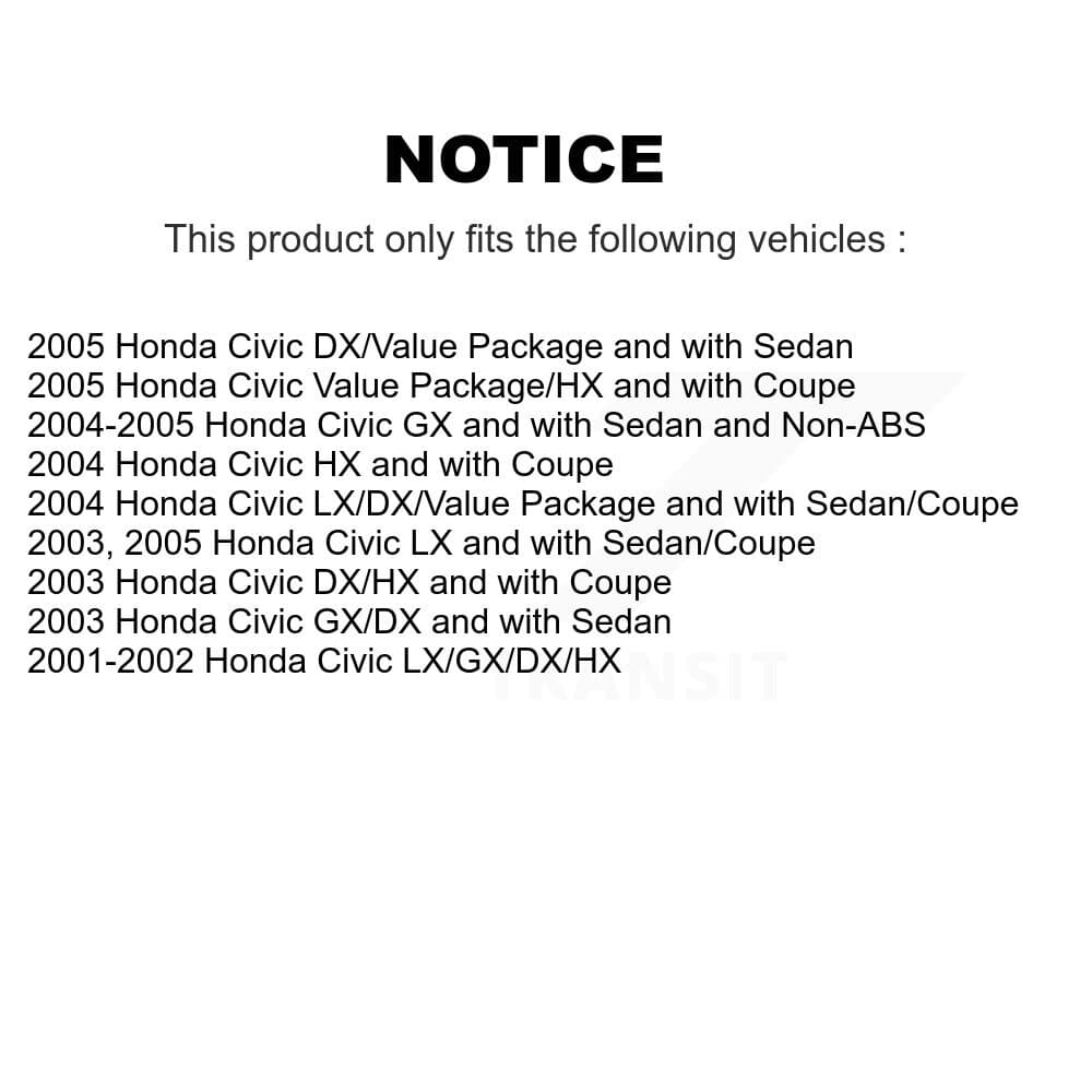 Transit Auto - K7D-100781 - Rear Wheel Bearing and Hub Assembly Kits image 14