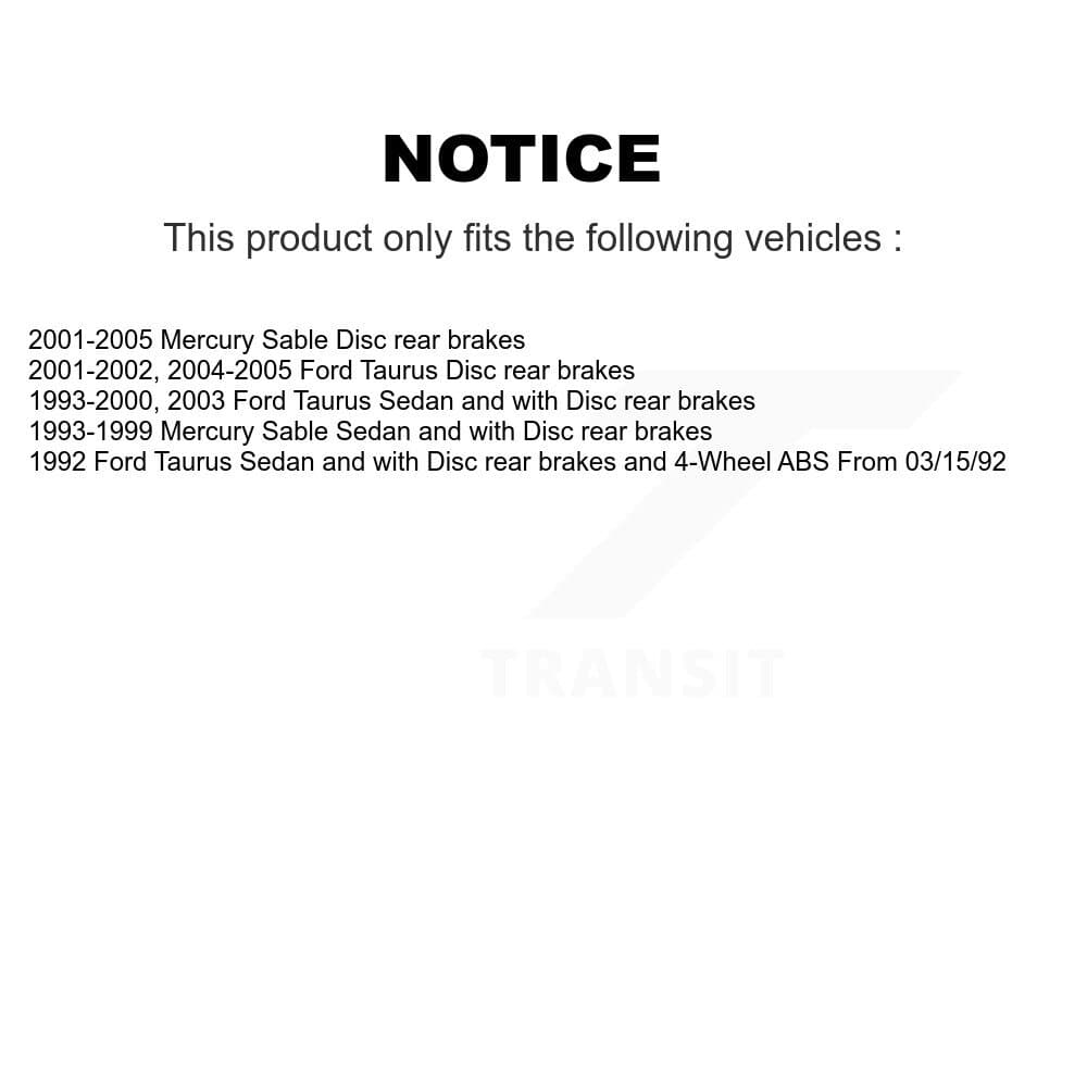 Transit Auto - K7D-100791 - Rear Wheel Bearing and Hub Assembly Kits image 14