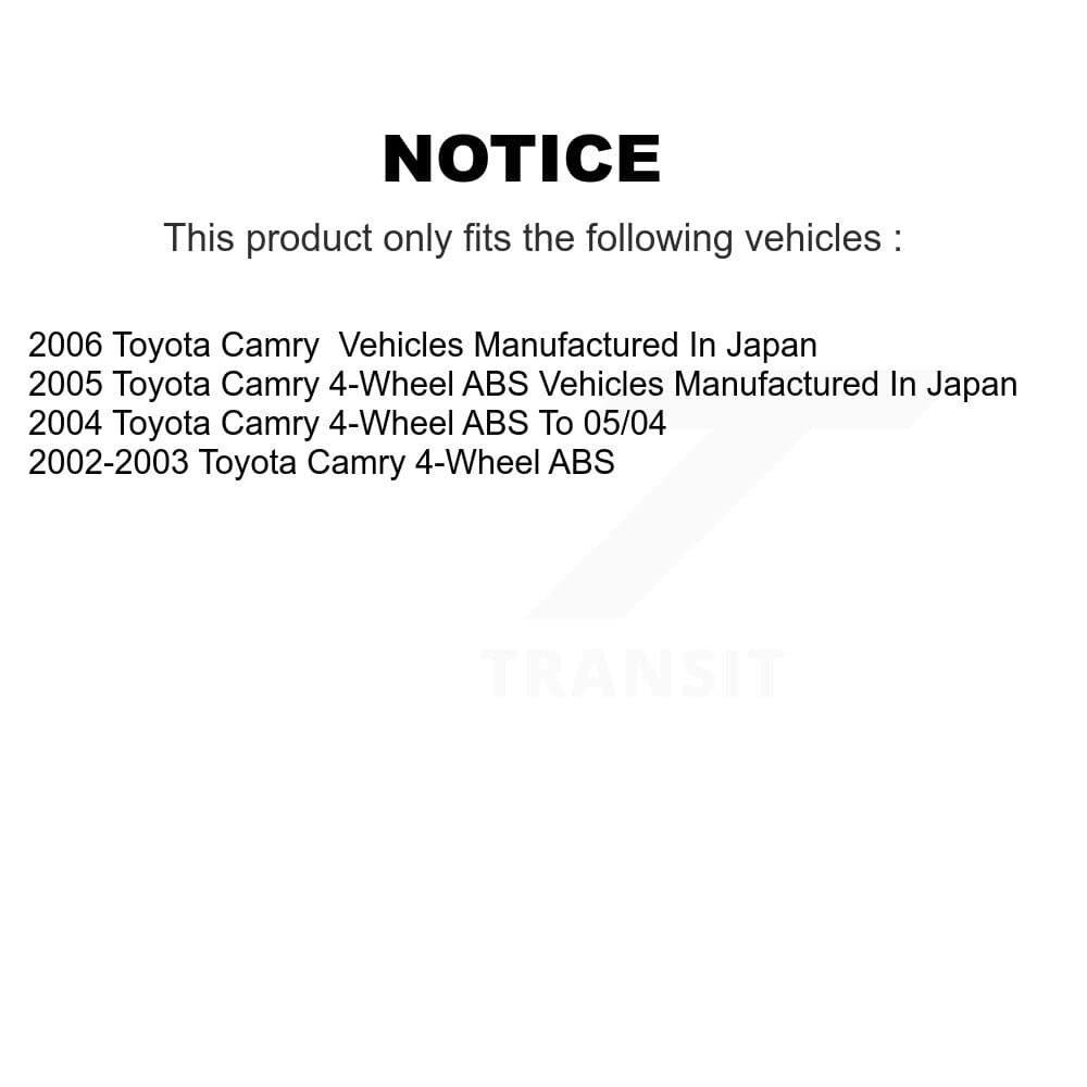Transit Auto - K7D-100803 - Rear Wheel Bearing and Hub Assembly Kits image 14