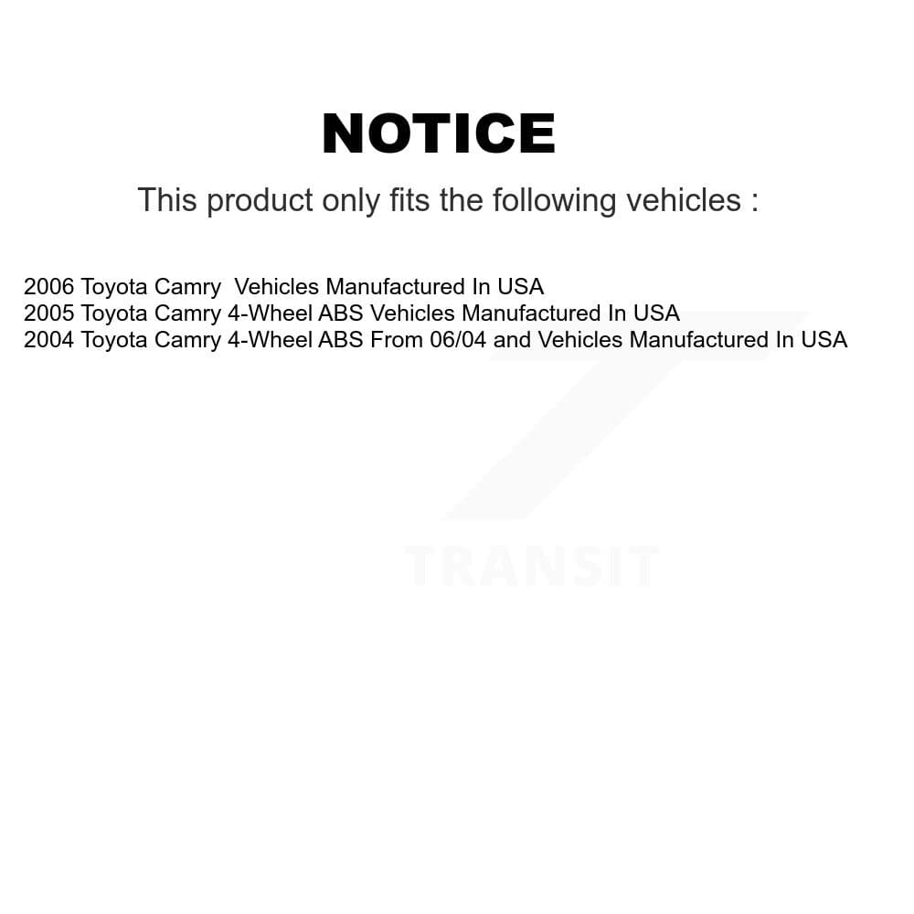 Transit Auto - K7D-100804 - Rear Wheel Bearing and Hub Assembly Kits image 14
