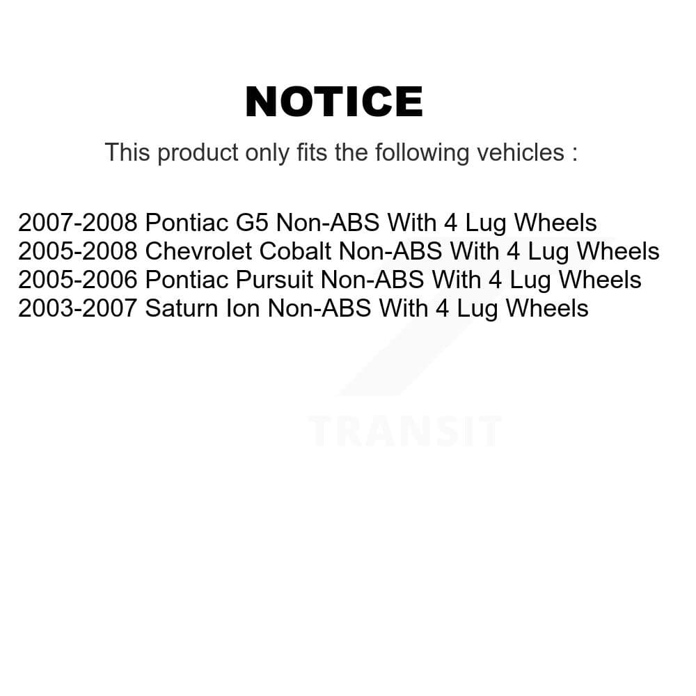 Transit Auto - K7D-100891 - Rear Wheel Bearing and Hub Assembly Kits image 14