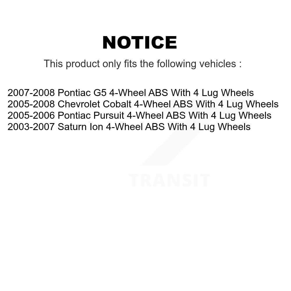 Transit Auto - K7D-100892 - Rear Wheel Bearing and Hub Assembly Kits image 14