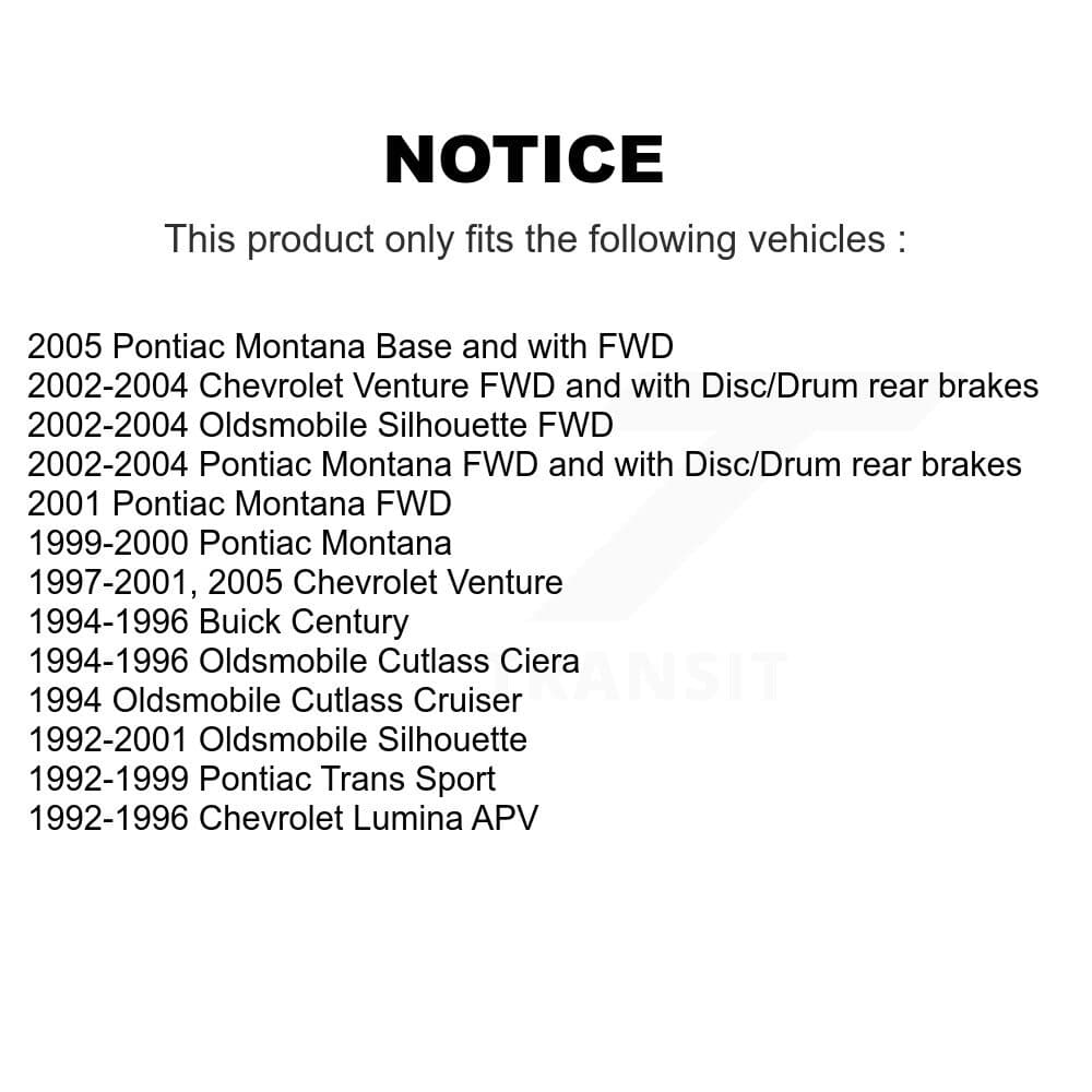 Transit Auto - K7D-100921 - Rear Wheel Bearing and Hub Assembly Kits image 14