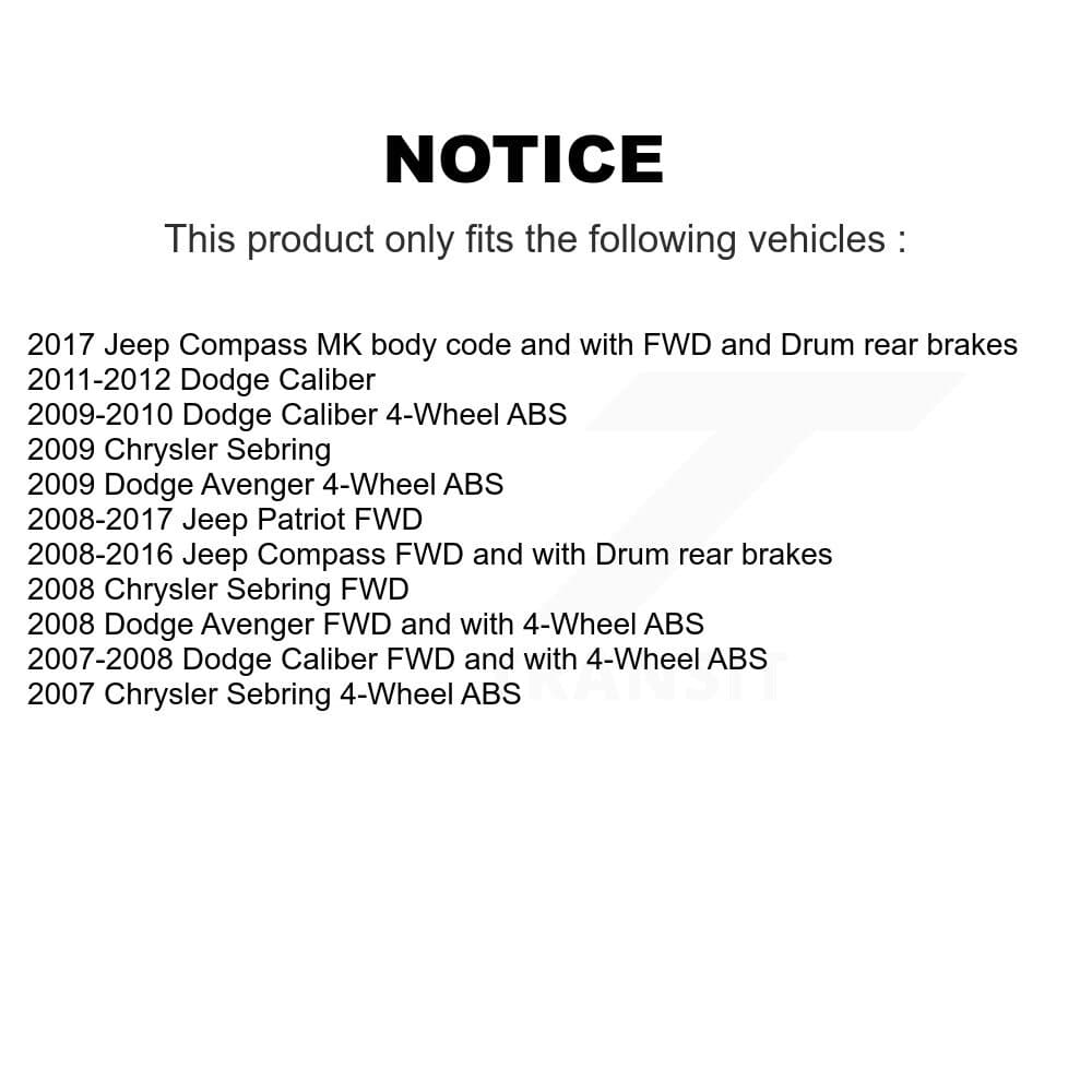 Transit Auto - K7D-100943 - Rear Wheel Bearing and Hub Assembly Kits image 14