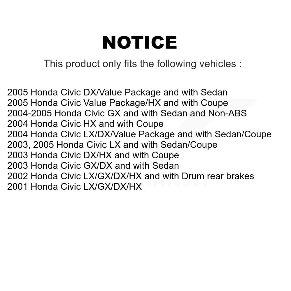 Transit Auto - K7D-101028 - Rear Wheel Bearing and Hub Assembly Kits image 14