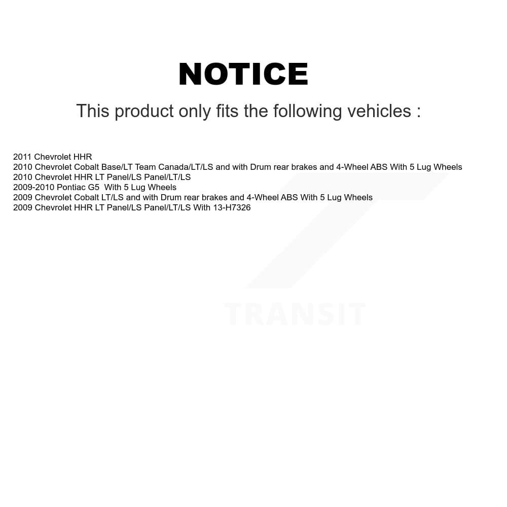 Transit Auto - K7D-101041 - Rear Wheel Bearing and Hub Assembly Kits image 14