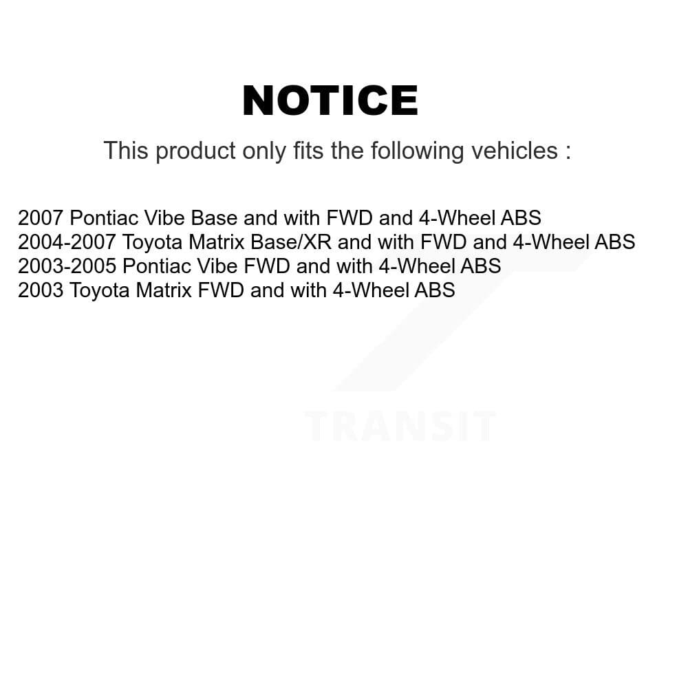 Transit Auto - K7D-101043 - Rear Wheel Bearing and Hub Assembly Kits image 14