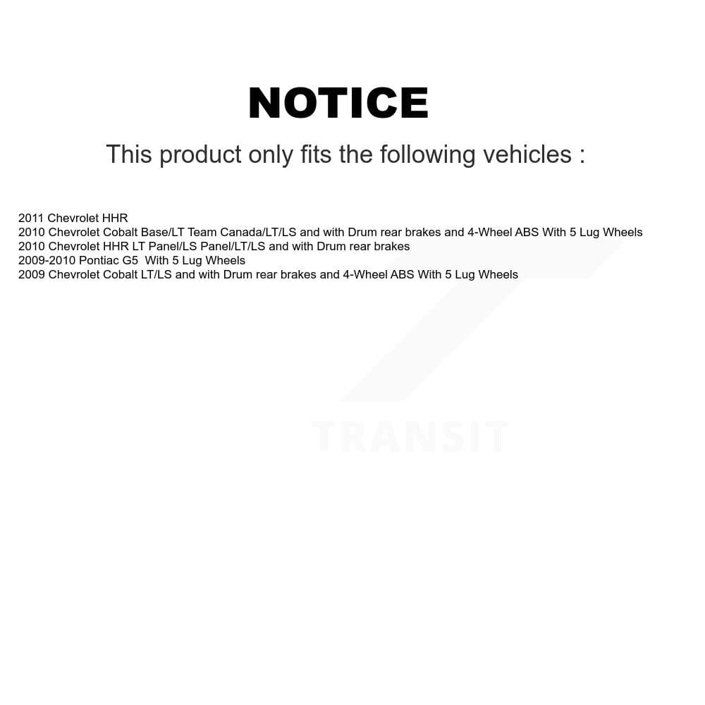 Transit Auto - K7D-101054 - Rear Wheel Bearing and Hub Assembly Kits image 14