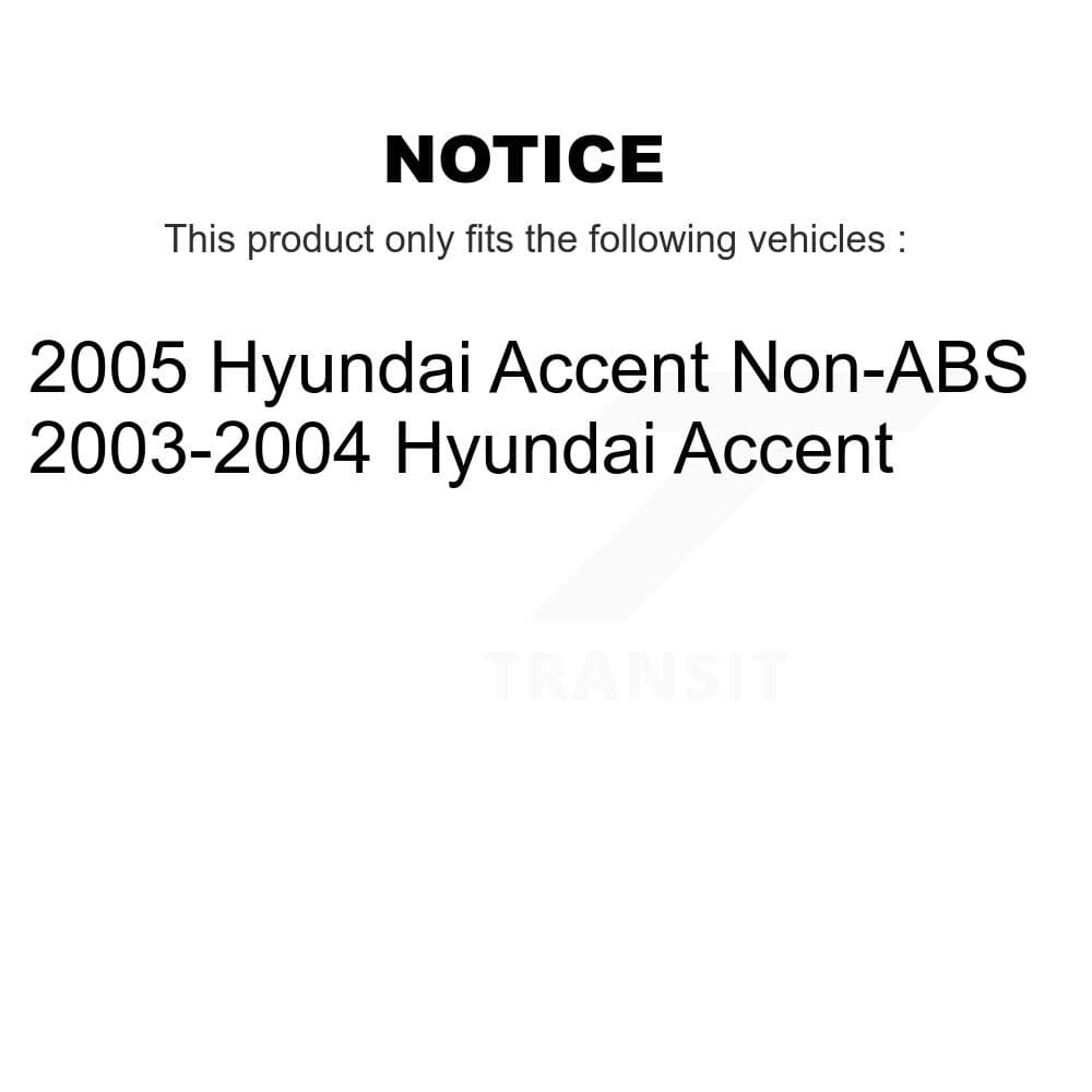 Transit Auto - K7D-101101 - Rear Wheel Bearing and Hub Assembly Kits image 14