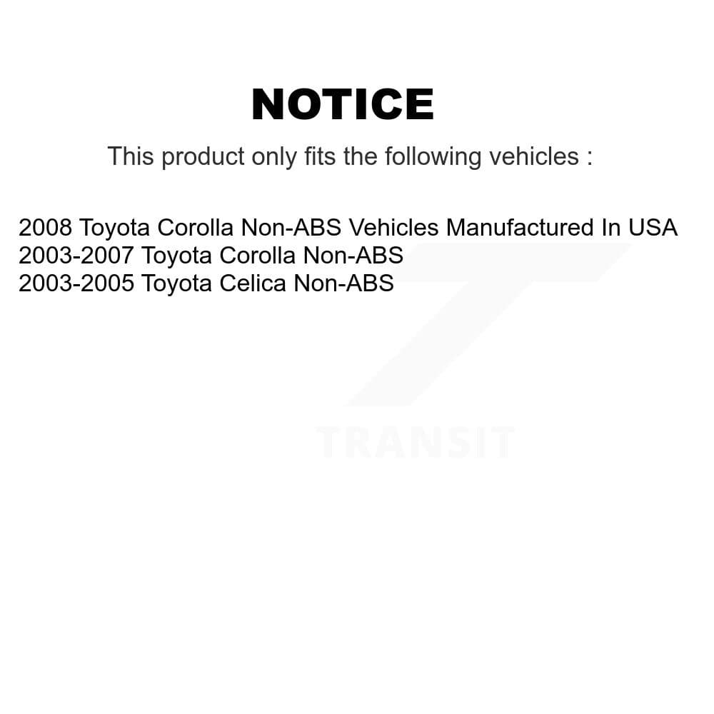Transit Auto - K7D-101152 - Rear Wheel Bearing and Hub Assembly Kits image 14