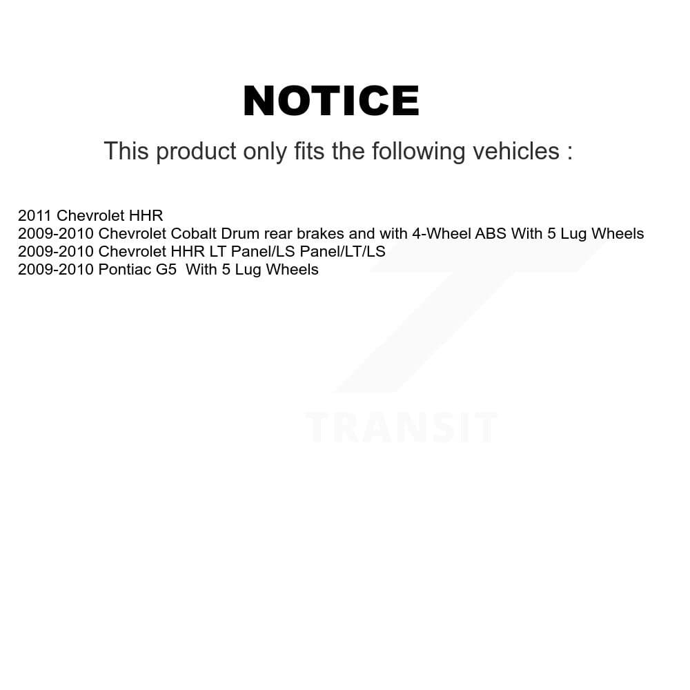 Transit Auto - K7D-101158 - Rear Wheel Bearing and Hub Assembly Kits image 14