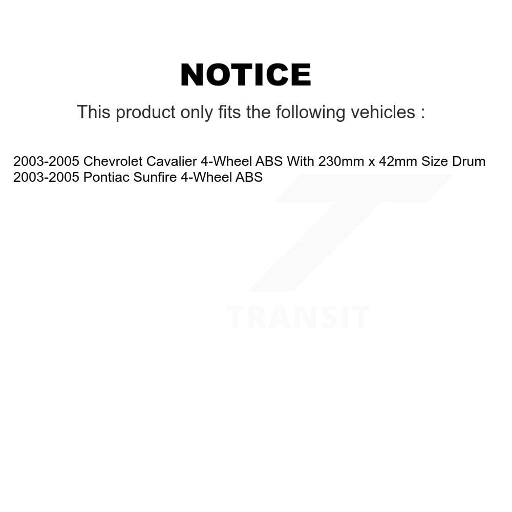 Transit Auto - K7D-101270 - Rear Wheel Bearing and Hub Assembly Kits image 19