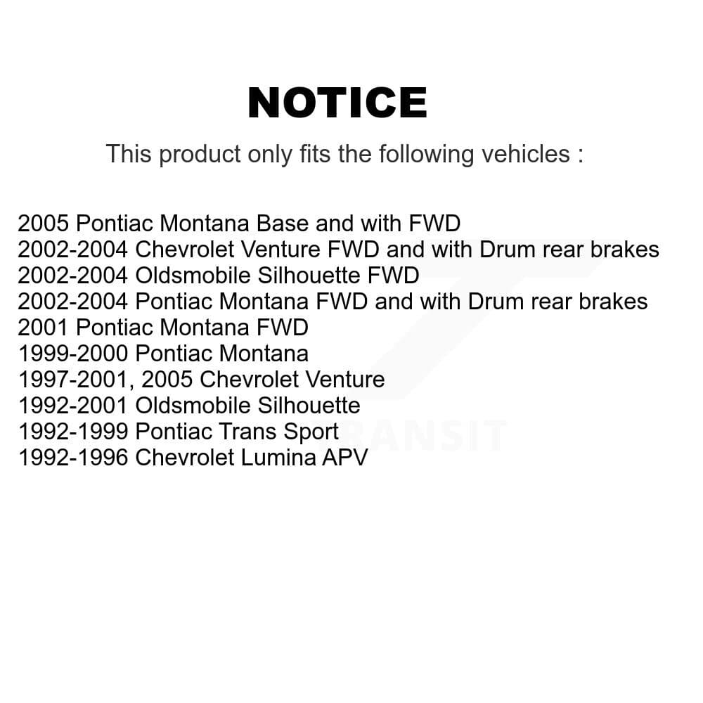 Transit Auto - K7D-101324 - Rear Wheel Bearing and Hub Assembly Kits image 14