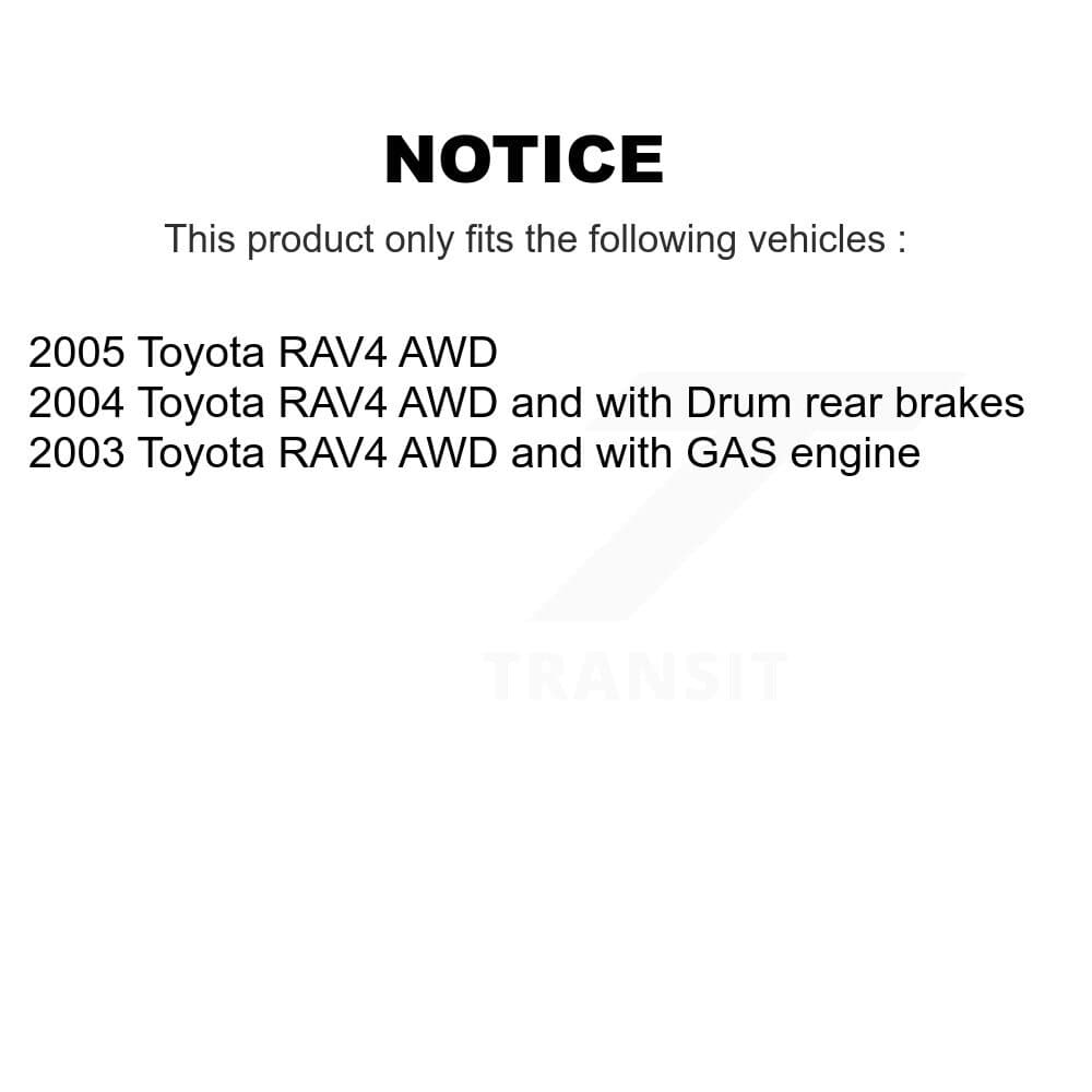 Transit Auto - K7D-101433 - Rear Wheel Bearing and Hub Assembly Kits image 14