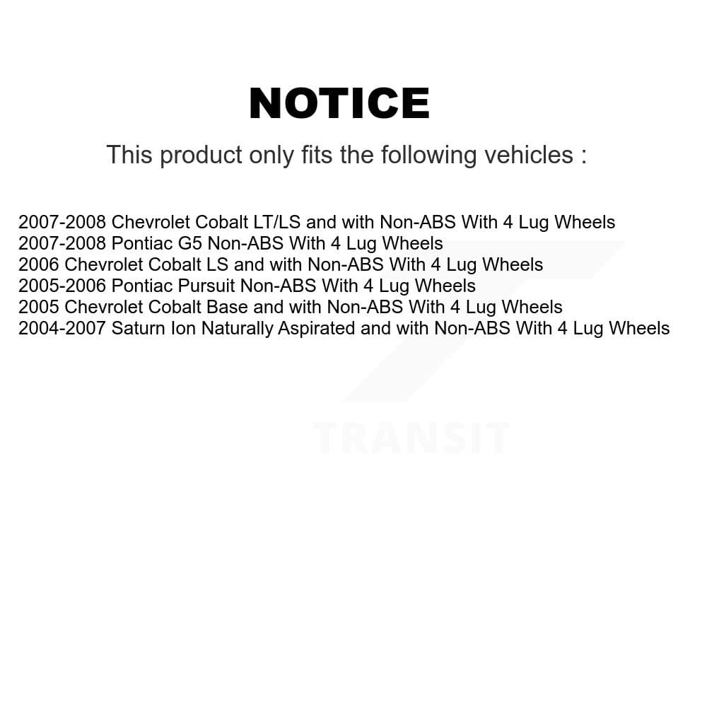 Transit Auto - K7D-101439 - Rear Wheel Bearing and Hub Assembly Kits image 14