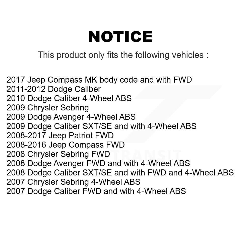Transit Auto - K7D-101478 - Rear Wheel Bearing and Hub Assembly Kits image 14