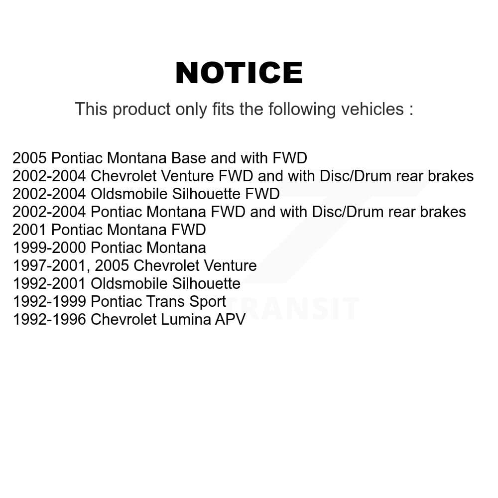 Transit Auto - K7D-101531 - Rear Wheel Bearing and Hub Assembly Kits image 14