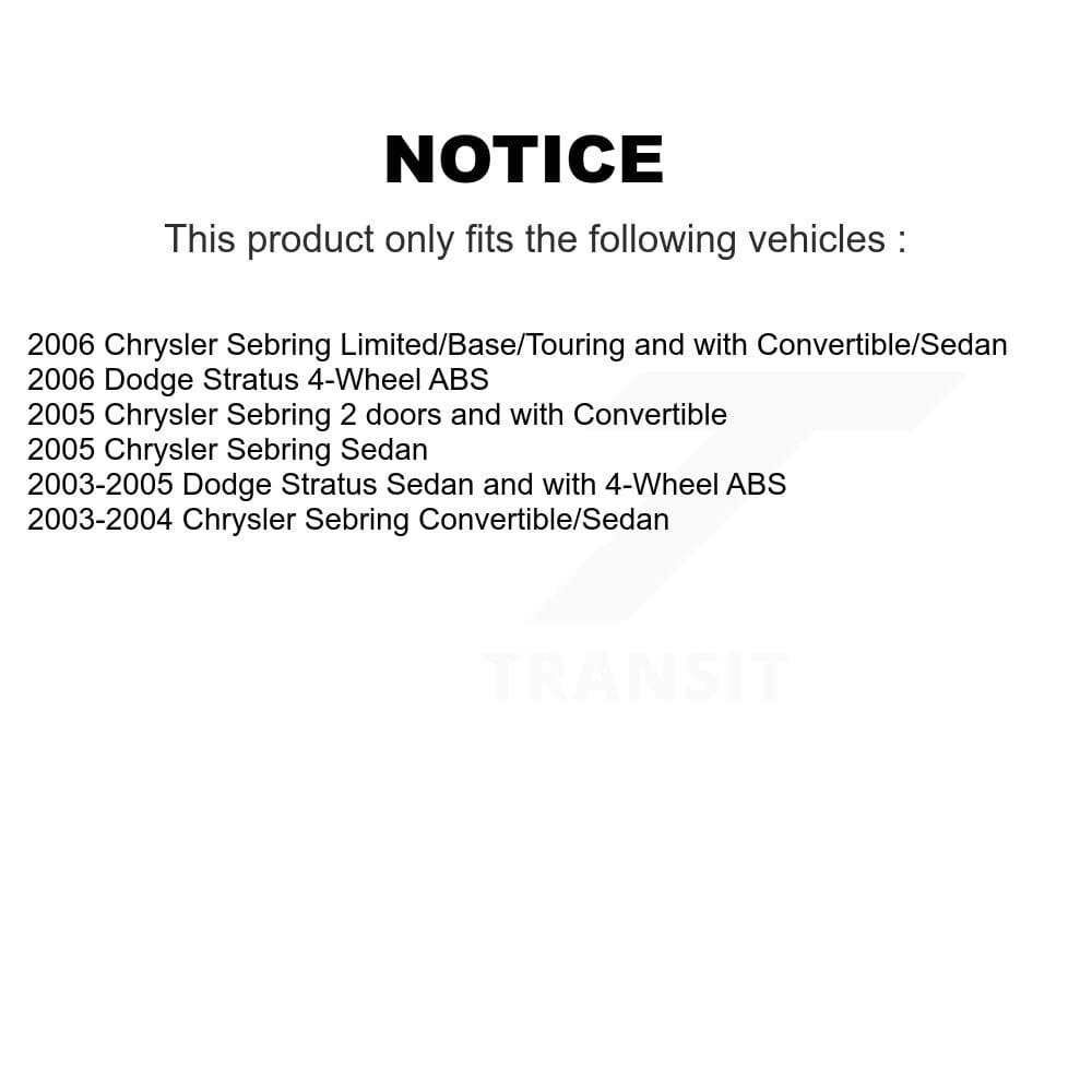 Transit Auto - K7D-101707 - Rear Wheel Bearing and Hub Assembly Kits image 14