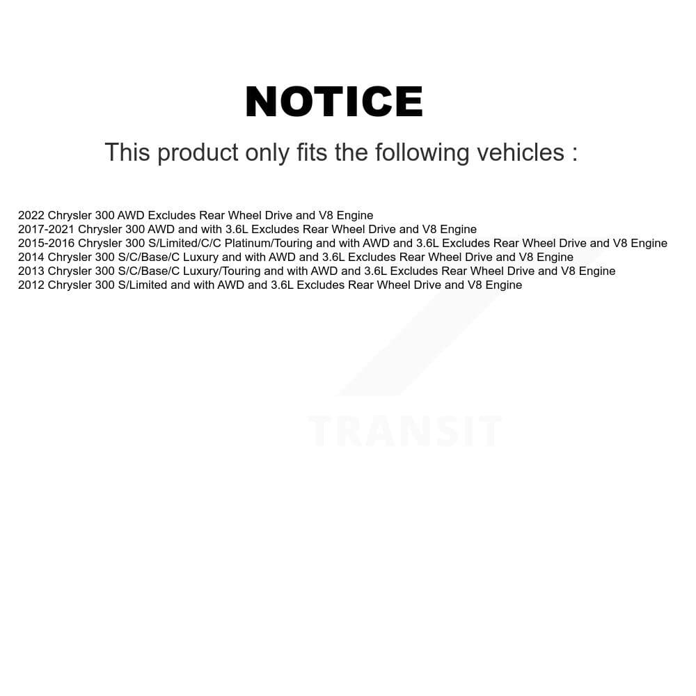 Transit Auto - K78M-100095 - Front and Rear Suspension Strut and Coil Spring Assembly Kits image 2