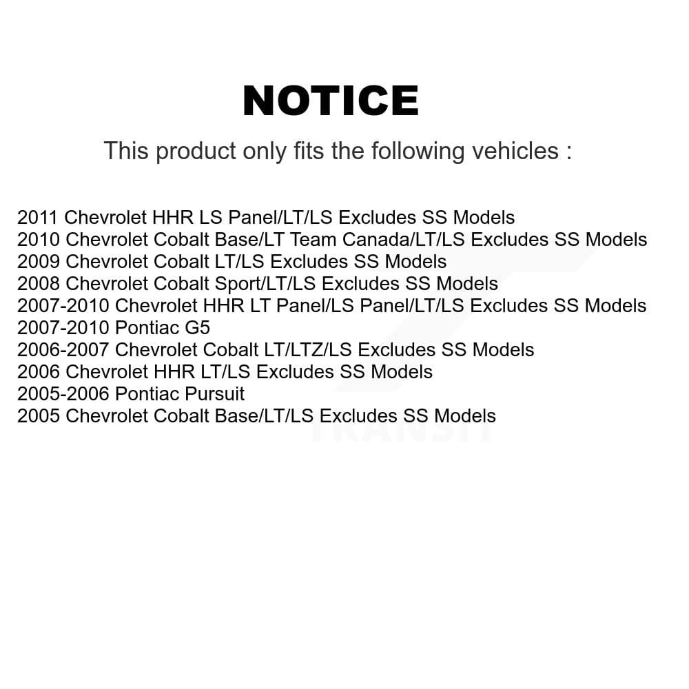 Transit Auto - K78M-100114 - Front and Rear Suspension Strut and Coil Spring Assembly Kits image 2