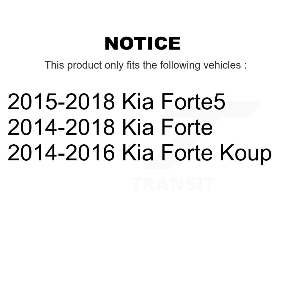 Transit Auto - K78M-100167 - Front and Rear Suspension Strut and Coil Spring Assembly Kits image 2