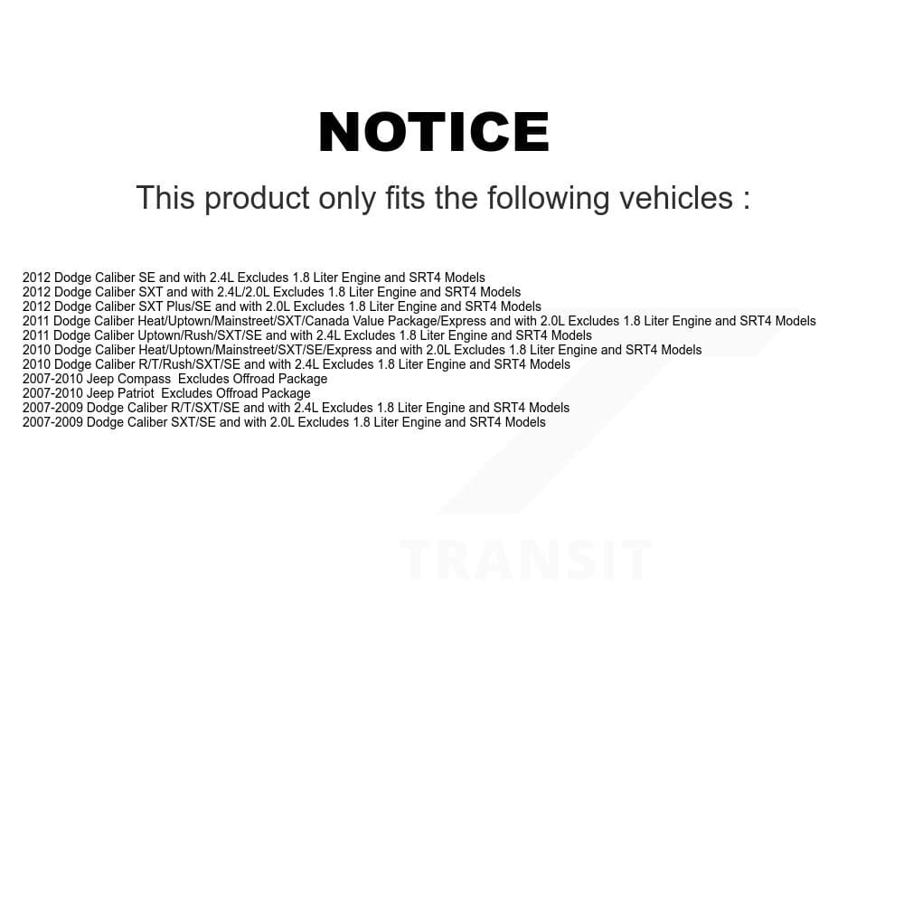 Transit Auto - K78M-100329 - Front and Rear Suspension Strut and Coil Spring Assembly Kits image 2
